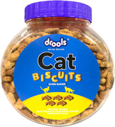 Drools Cat Biscuits, Real Chicken, 400 Gm | Oven Baked, Crunchy, No Artificial Ingredient, High In Nutrition, Prevents Tartar Build-Up | Train & Build Bonds | For Kitten & Adult Cat
