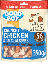 GOOD BOY Armitage Chicken & Calcium Bones Dog Treats 350g