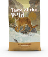 Taste of the Wild Canyon River Feline Recipe with Trout and Smoked Salmon High Protein Dry Cat Food 2 kg