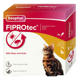 Beaphar Fiprotec for Cat, 4 Pipettes