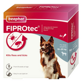 Beaphar Fiprotec for Medium Dog, 4 Pipettes