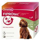 Beaphar Fiprotec for Large Dog, 4 Pipettes