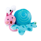 Gigwi Shining Friends Snail with activated LED light & Catnip inside