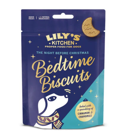 Lily's Kitchen Christmas Bedtime Biscuits Dog Treats 80G