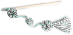 ALL FOR PAWS Knotty Habit Yarn Pom Pom Wand, Interactive Teaser for Cats