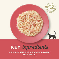 Applaws Chicken Breast with Duck in Broth Wet Cat Food 60g Pot