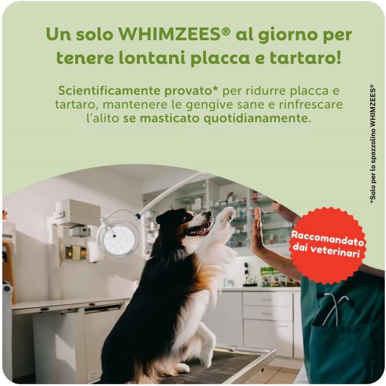 Whimzees Natural Grain Free Dental Dog Treats, Stix Extra Small, 56Pcs, 420g