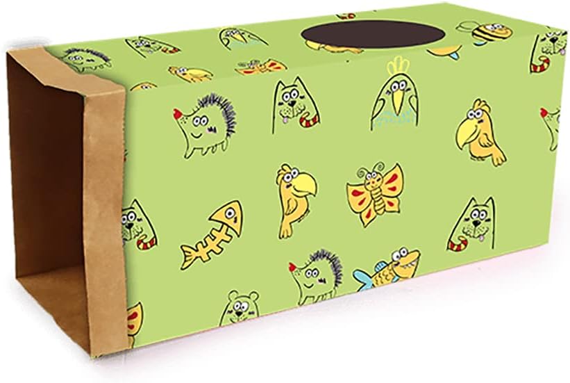 ALL FOR PAWS afp- Catoon Kraft Paper Tunnel - Green