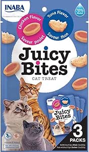 INABA Juicy Bites Tuna & Chicken 33.9g (3 Pouches)
