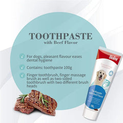 Bioline Dental Care Set- 100g, Flavor - Beef