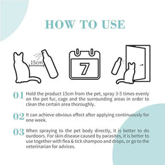 Bioline Flea and Tick Spray for Cat 175 ml