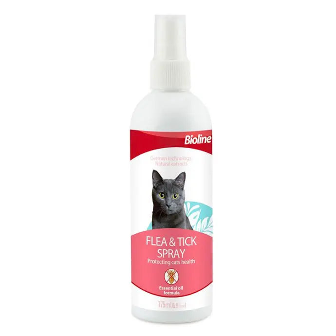 Bioline Flea and Tick Spray for Cat 175 ml