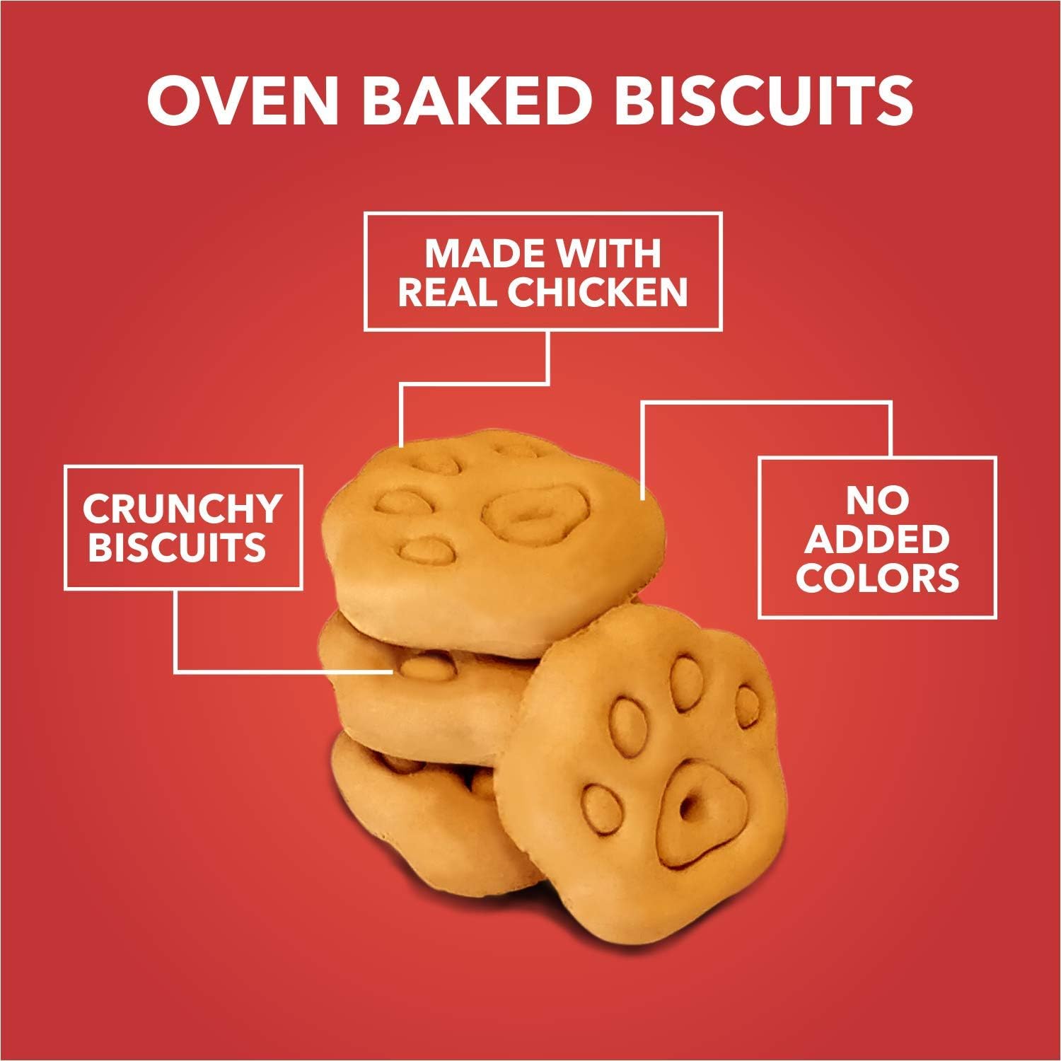 Drools Dog Treat Biscuits, Real Chicken, 800Gm Biscuit | Oven Baked, Crunchy, No Artificial Ingredient, Prevents Tartar Build-Up | Best For Training & Rewarding | For Puppy & Adult Dog