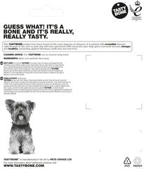 Tasty Bone TrioBone | Nylon Dog Chew for Toy Dogs (Peanut Butter Flavoured) | Exceptionally Tough, Promotes Healthy Teeth & Gums | Triple The Fun | (Made in the UK from 100% Virgin Nylon)