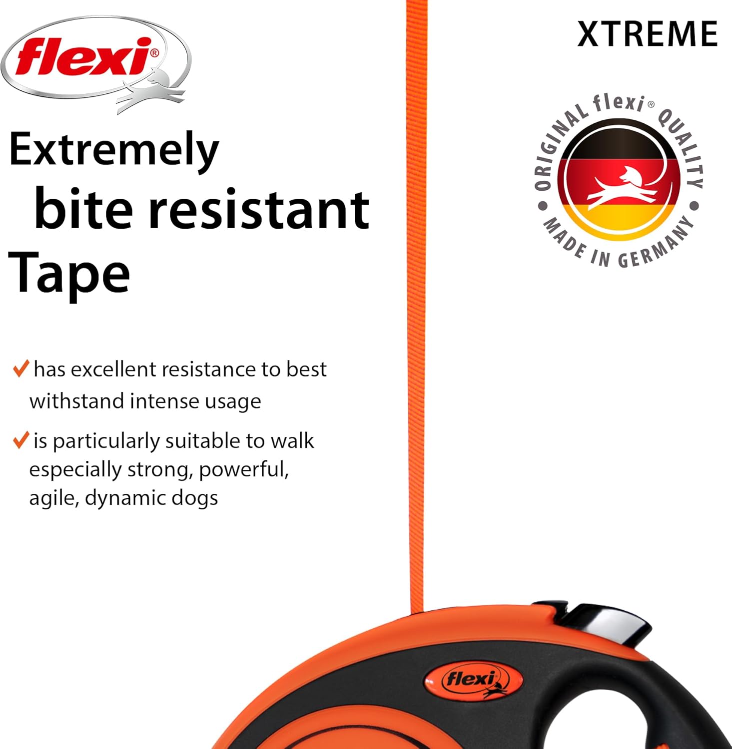 Flexi Xtreme S Tape 5M, Black/Orange