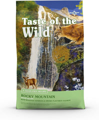 Taste of the Wild Rocky Mountain Feline Recipe with Roasted Venison & Smoked Salmon 6.35kg (CAT)