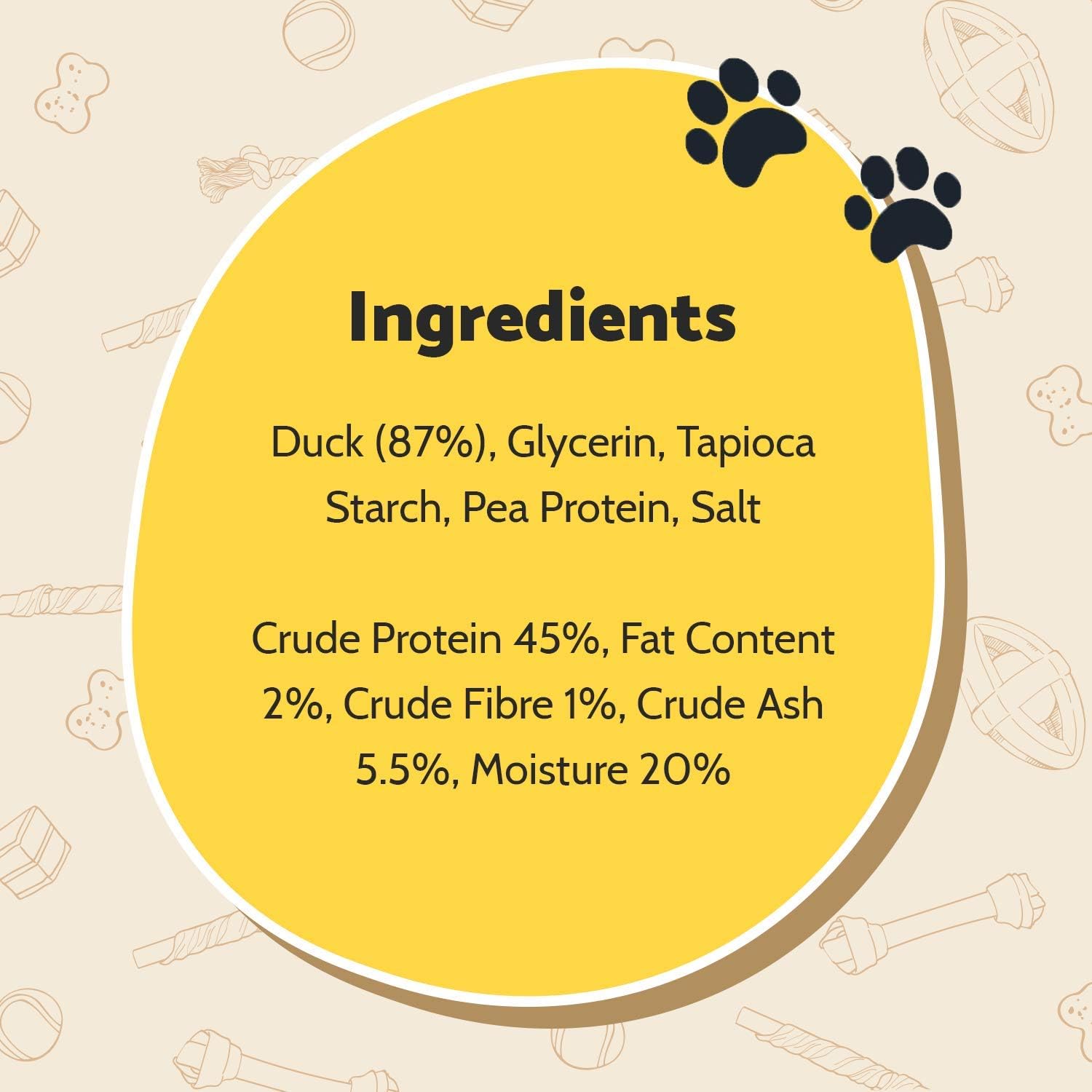 GOOD BOY  Armitage Tender Duck Fillets, All-Natural & High-Protein Dog Treats, 80g