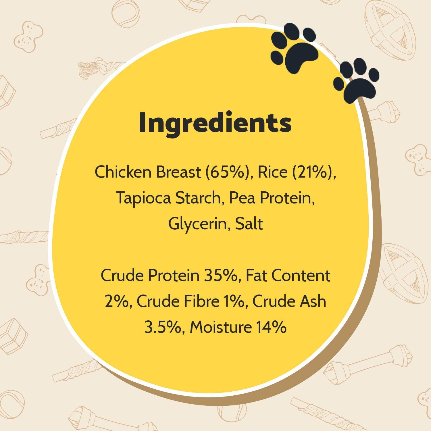 GOOD BOY Armitage Crunchy Chicken & Rice Bones Dog Treats 100g