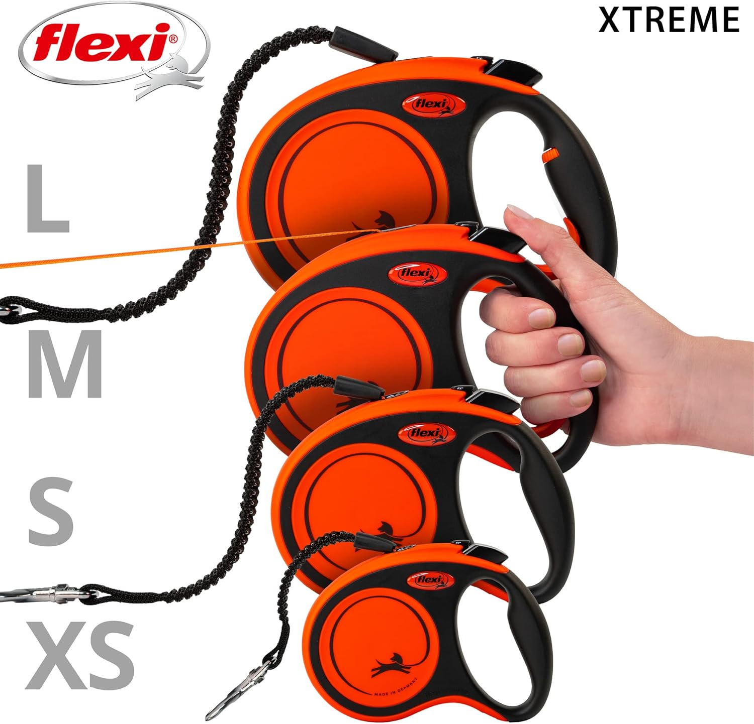Flexi Xtreme S Tape 5M, Black/Orange