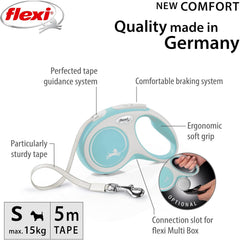 Flexi New Comfort Tape 5m Light Blue, Small