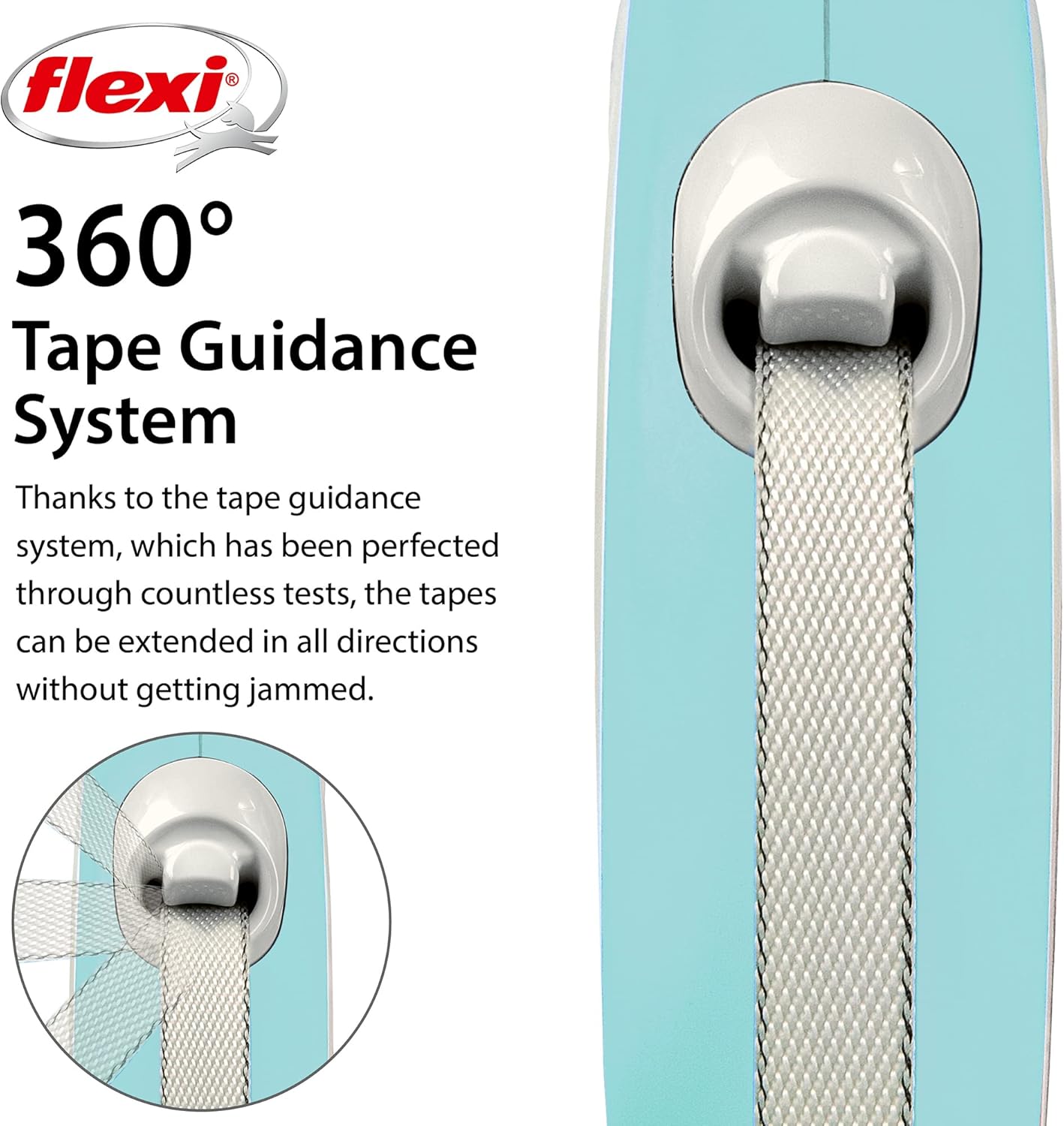 Flexi New Comfort Tape 5m Light Blue, Small