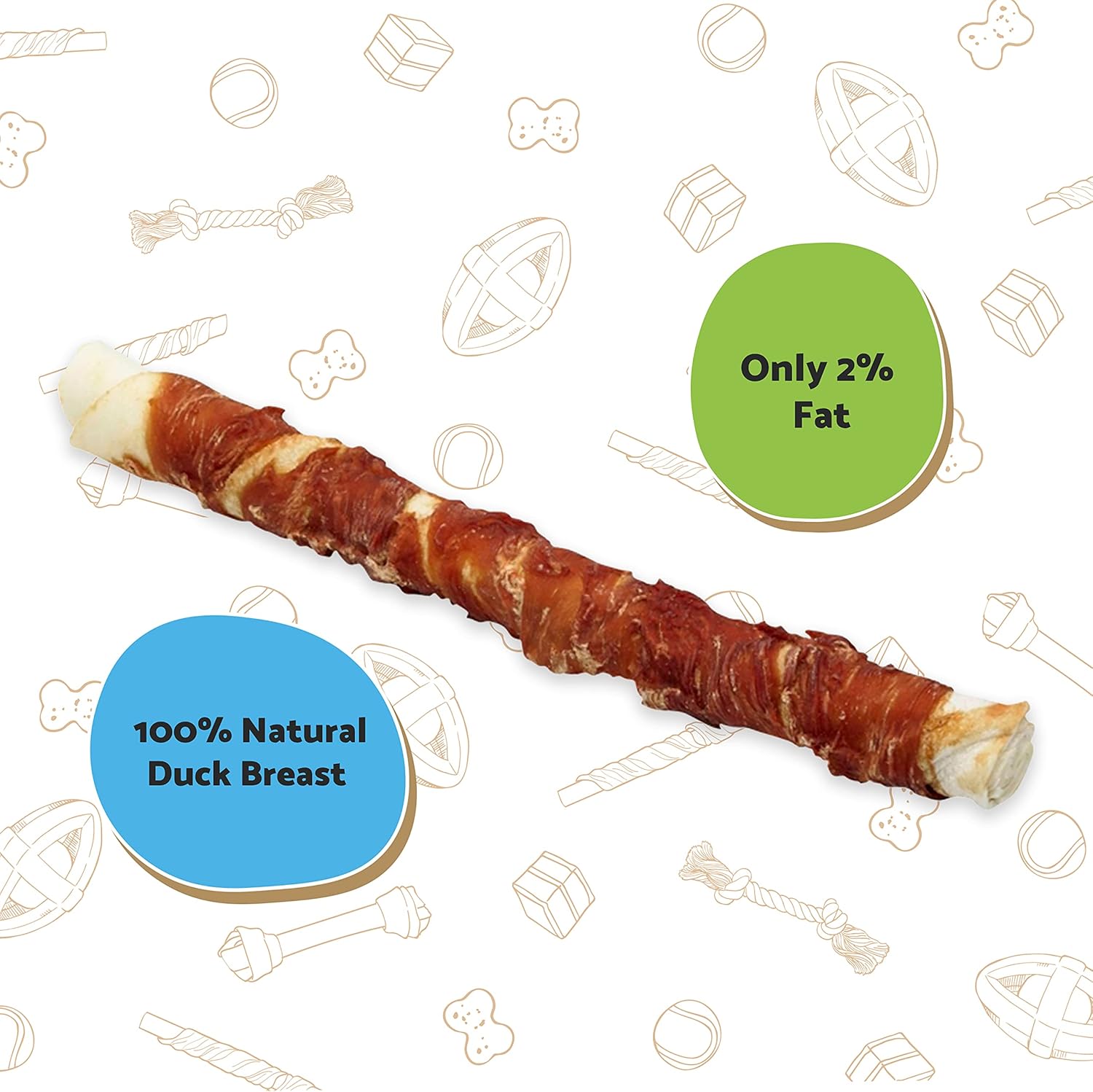 GOOD BOY Armitage  Mega Chewy Twist with Duck