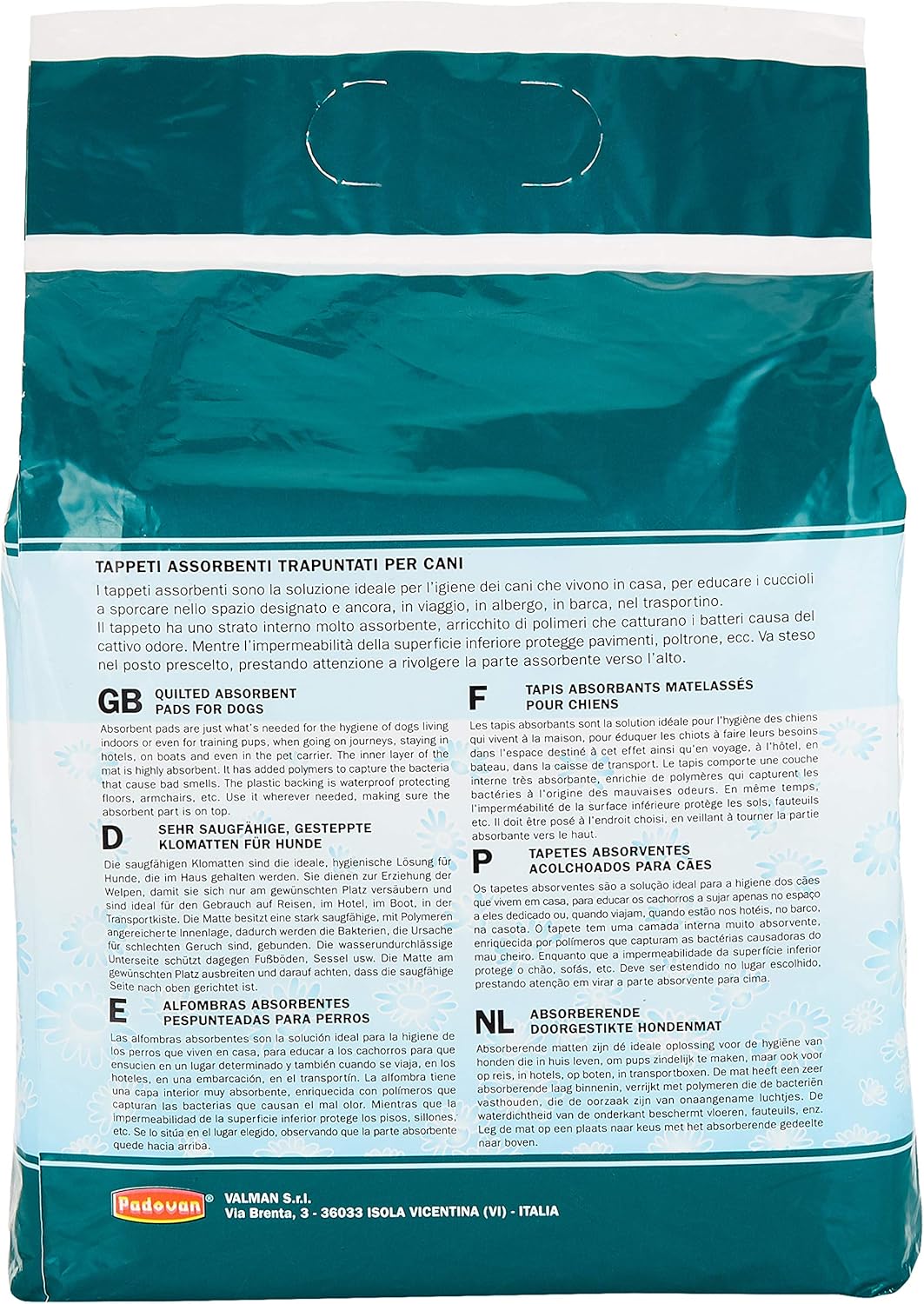 Padovan PetPad Regular Training Pee Pads for Dogs 10pcs