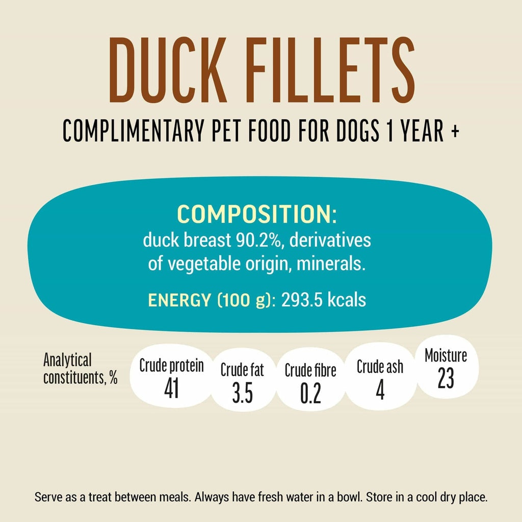 Dog Fest Duck Fillets For Adult Dogs - 90g