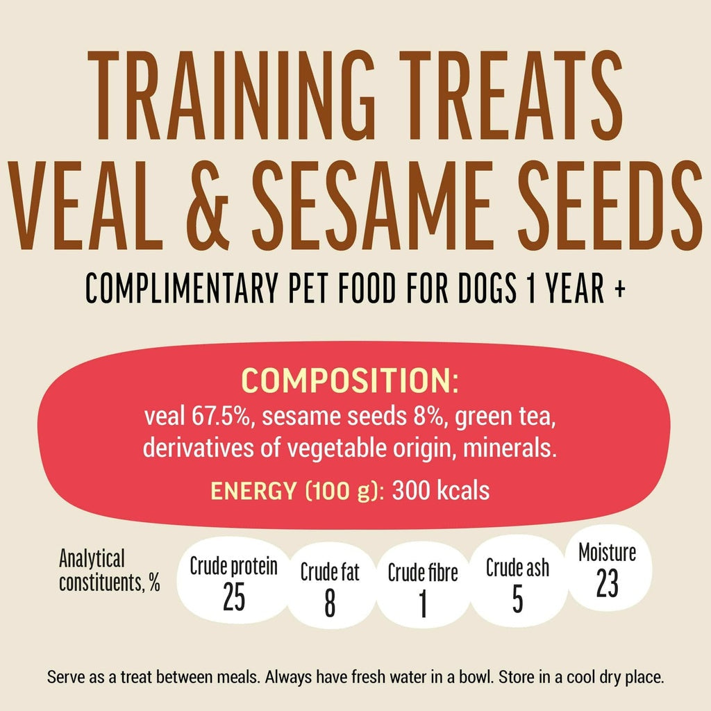 Dog Fest Training Treats Veal & Sesame Seeds 90g