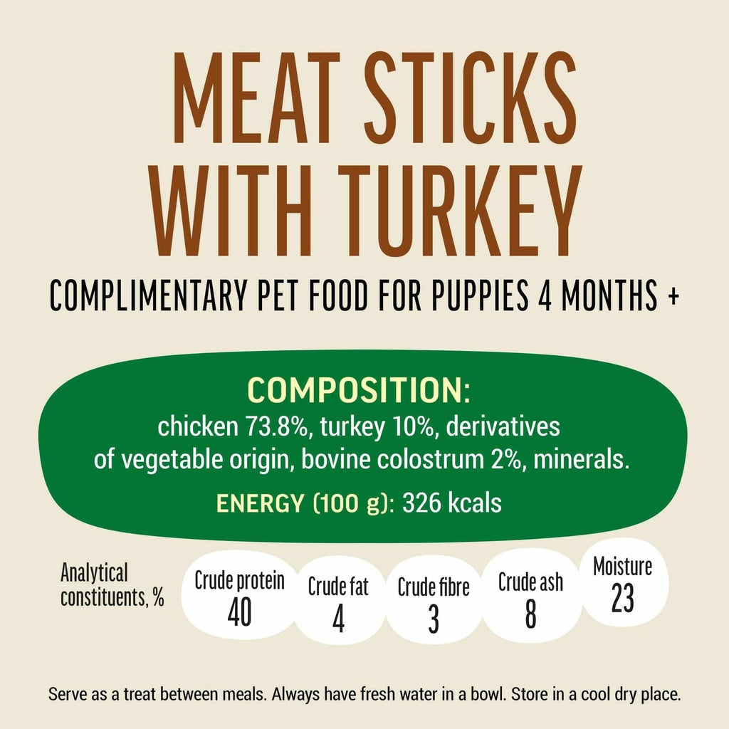 Dog Fest Turkey Stick With Colostrum 45g