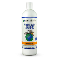 Earthbath® Oatmeal & Aloe Shampoo, Fragrance Free, Helps Relieve Itchy Dry Skin, Made in USA, 16 oz