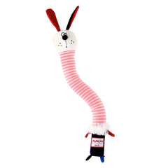 GiGwi Crunchy Neck Plush Friendz Rabbit with Bone & Squeaker (Small)