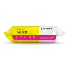 Earthbath® Hypo-Allergenic Cat Grooming Wipes, Fragrance Free, Cleans & Conditions, 100 ct plant-based wipes in re-sealable pouch