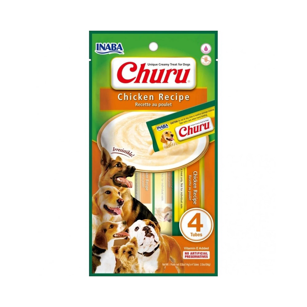 INABA Churu Chicken Recipe 56G/4 Sticks Per Pack