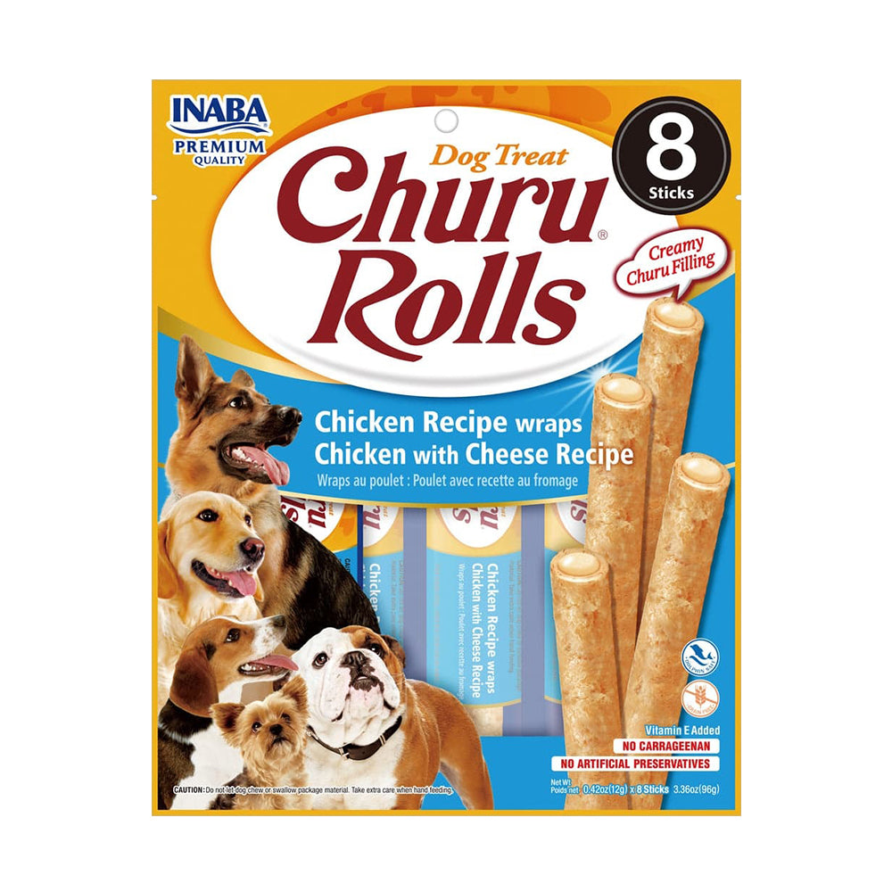 INABA Churu Wraps Chicken Cheese Recipe 96G 8 Packs Per Pack