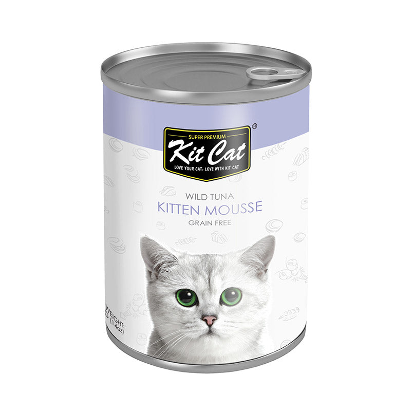 Kit Cat Wild Tuna Kitten Mousse Wet Food 400G