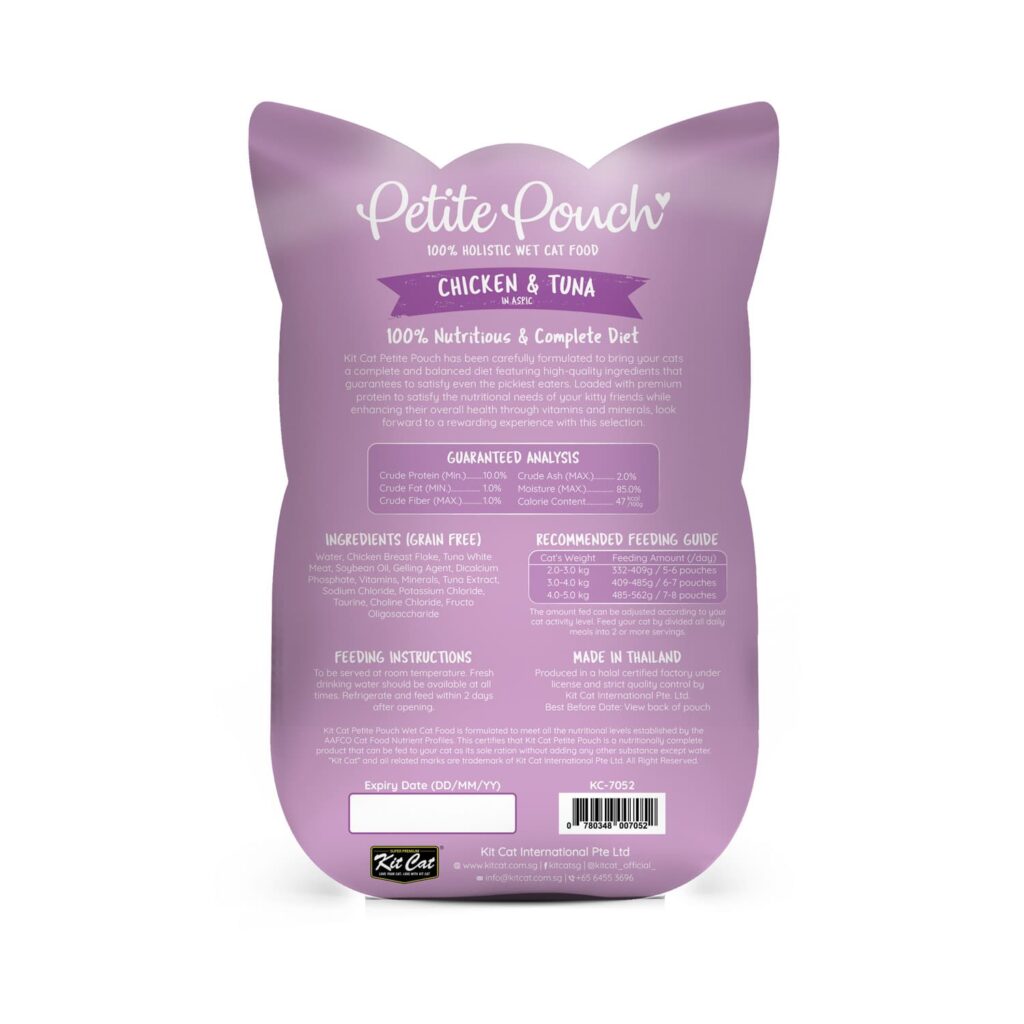 Kit Cat Petite Pouch 70g – Chicken & Tuna