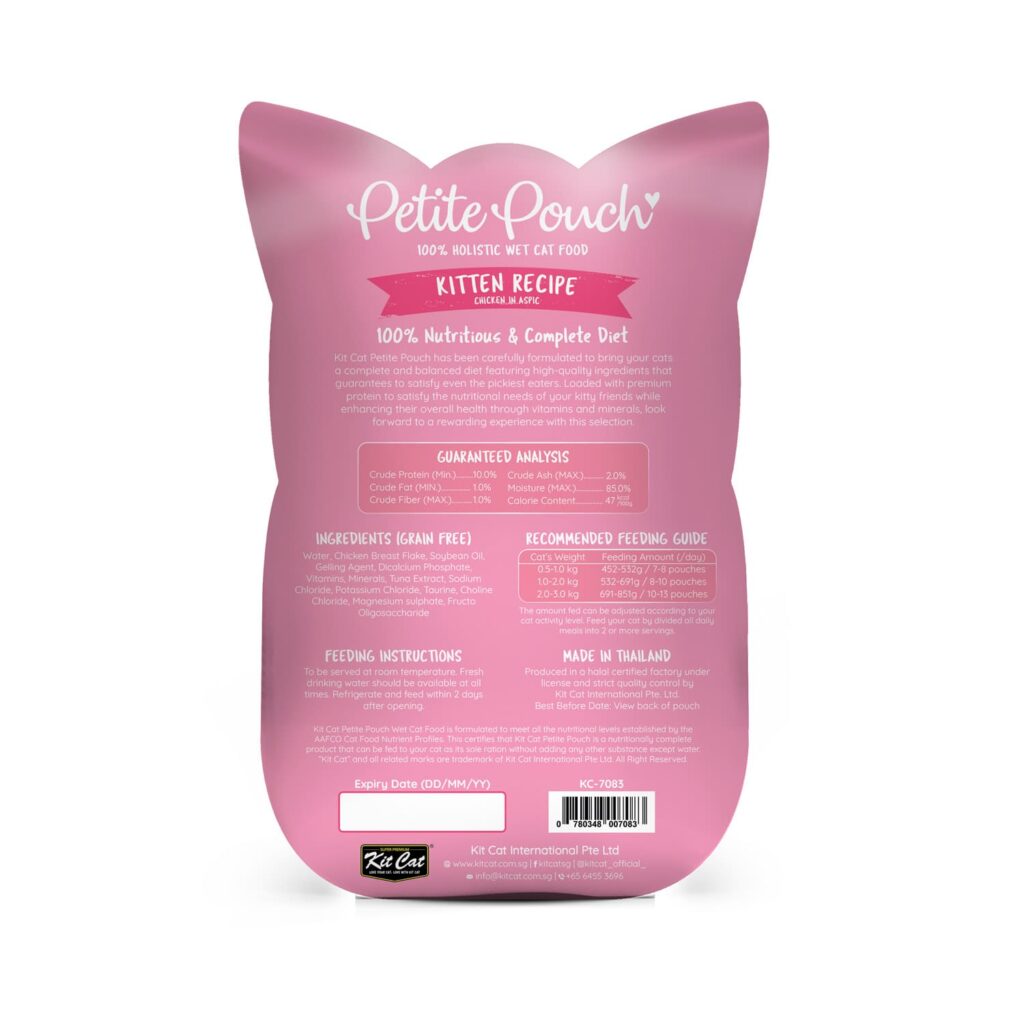 Kit Cat Petite Pouch 70g – Kitten Chicken