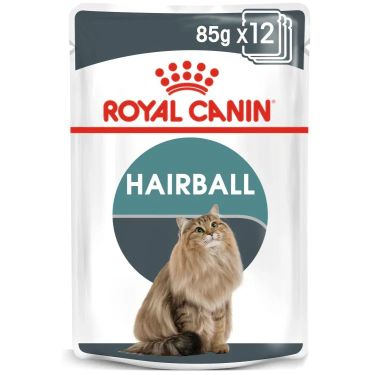 Royal Canin Feline Care Nutrition Hairball Gravy (WET FOOD - Pouches) 12 x 85g