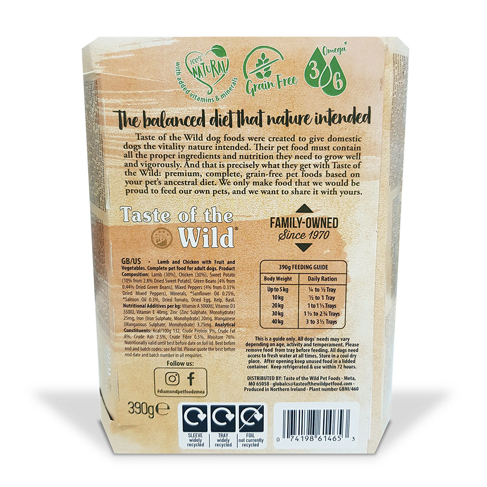 Taste of the Wild Taste of the Wild Lamb Wetfood
