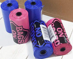 Bags on Board Rainbow Individual Pickup Bags Refill Rolls 1 BOX(60 Nos)