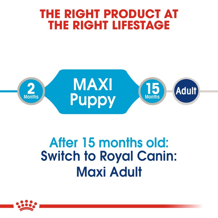 Royal Canin Size Health Nutrition Maxi Puppy (Wet Food - Pouches) 10 x 140 g