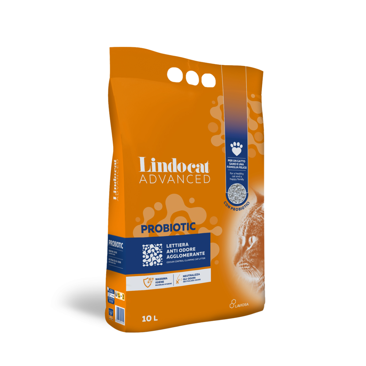 Lindocat White Bentonite Advanced Probiotic 10 L