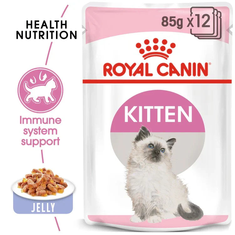 Royal Canin Feline Health Nutrition Kitten Jelly (WET FOOD - Pouches) 85g