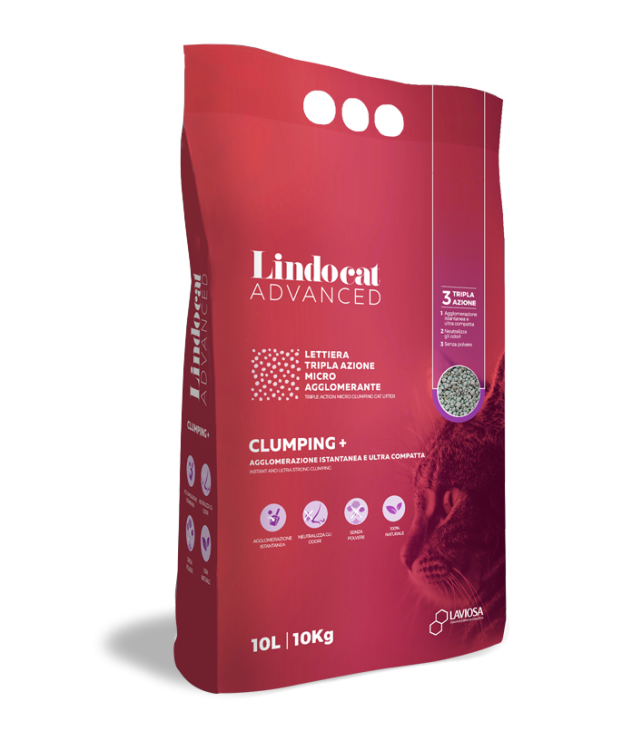 Natural Bentonite Lindocat Advanced Clumping + (Fragrance-free) 10 L