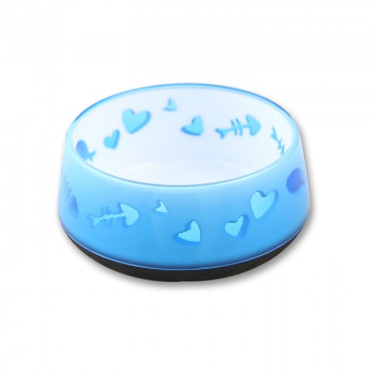 All For Paws Cat Love Bowl - Blue