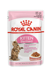 Royal Canin Feline Health Nutrition Kitten Sterilised Gravy (WET FOOD - Pouches)