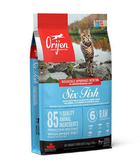 Orijen Six Fish Formula Protein-Rich Grain Free Diet Cat Dry Food 1.8 KG