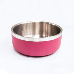 Saluki Stainless Steel Double Wall Dog Bowls - 700 ML, Assorted Colors
