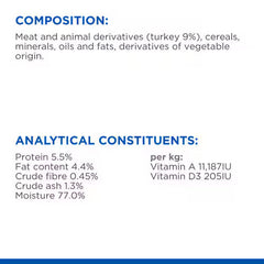 Hill’s Science Plan Adult Dog Food with Turkey (12x370g)